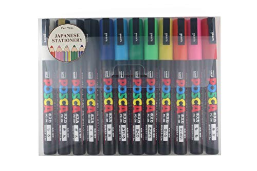 Uni Posca Paint Marker Pen packed