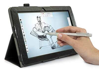 Simbans PicassoTab 10 Inch Drawing Tablet and Stylus Pen close up