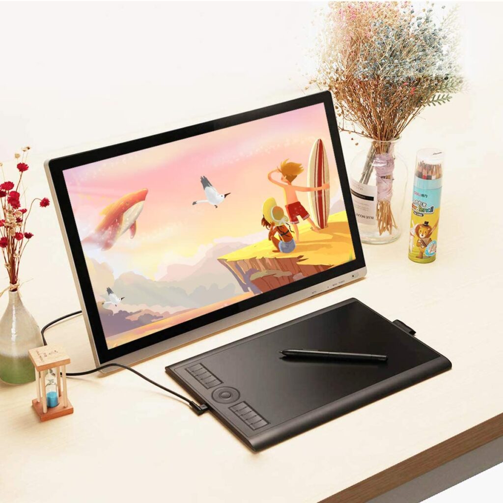 GAOMON M10K2018 10 x 6.25 Inches Graphics Tablet1