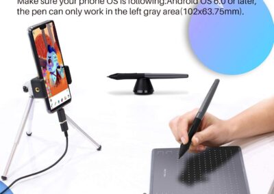 HUION HS64 Graphics Drawing Tablet info set up