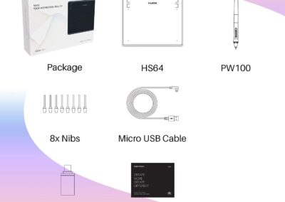 HUION HS64 Graphics Drawing Tabletbox