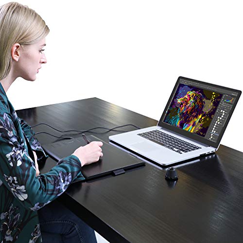HUION Inspiroy H1060P with laptop
