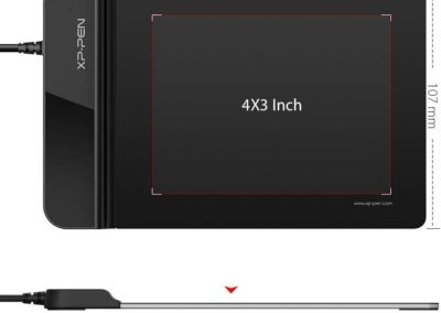 XP-Pen G430S OSU Tablet Ultrathin Graphic Tablet 4 x 3 inch Digital Tablet spec