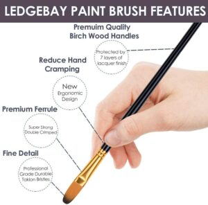 Golden Maple Artist Paint Brushes features