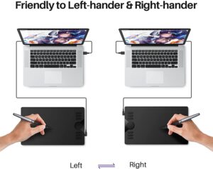 HUION HS610 10x6 left and right hand use