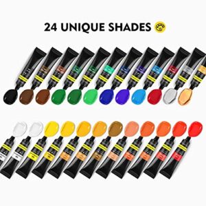 Magicfly 36 Pcs Acrylic Paint Set for Kids and Beginners unique shades