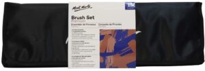 Mont Marte Premium Paint Brush Set 15 Piece bag front