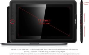 XP-PEN Artist13.3 Pro 13.3 Inch IPS Drawing Monitor Pen Display spec