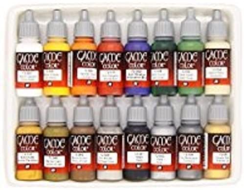 Acylicos Vallejo 72299 Acrylic 16 Colors for Fantasy Figures bottles