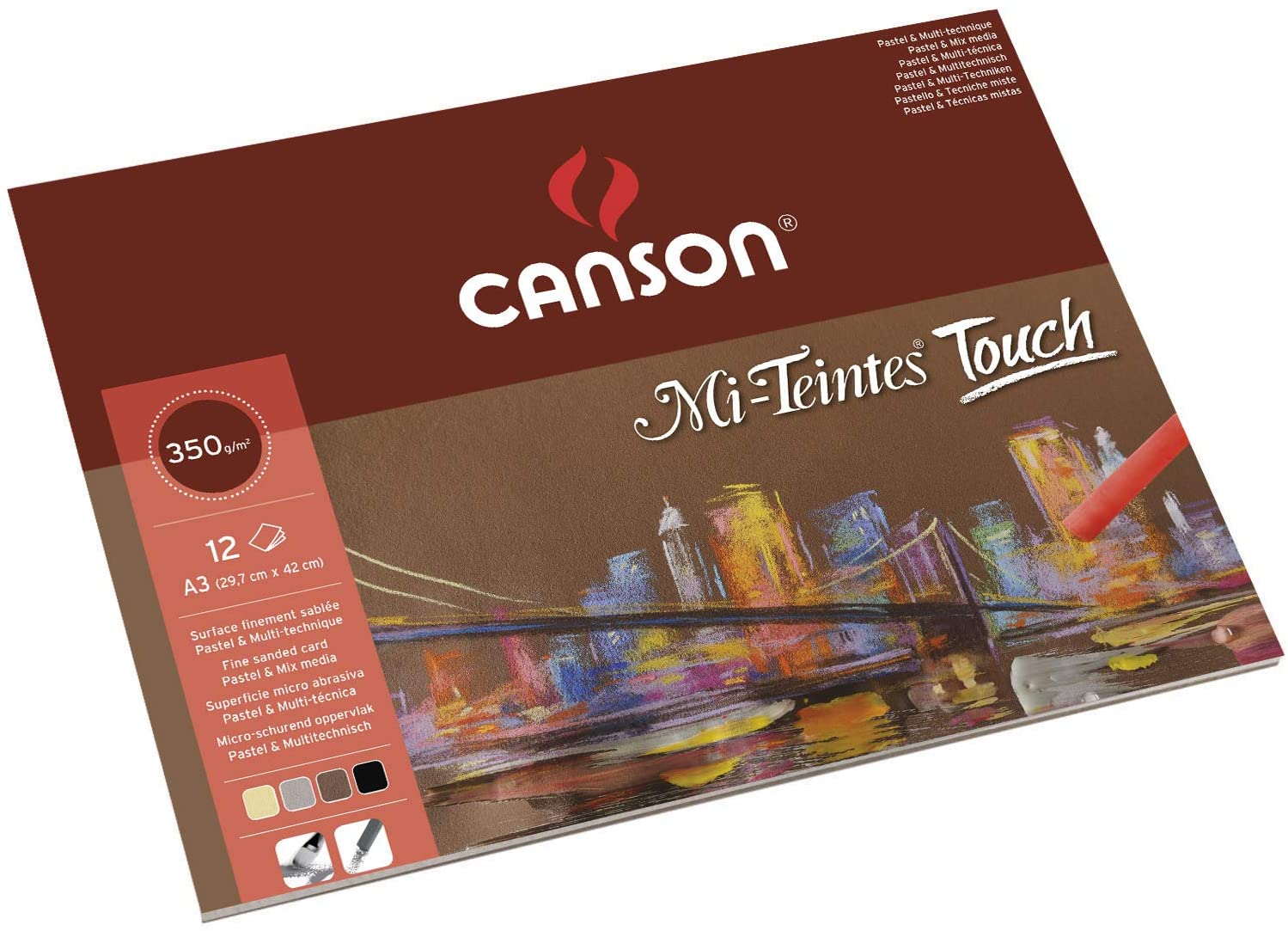 Canson Mi-Teintes Touch Pad side view