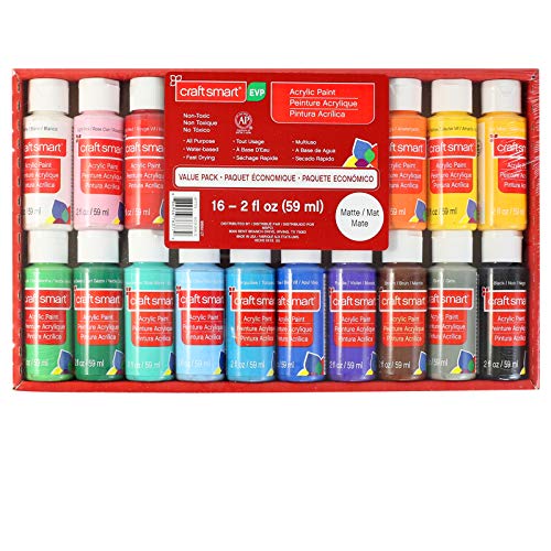 Craft Smart Acrylic Paint Set Value Pack kit