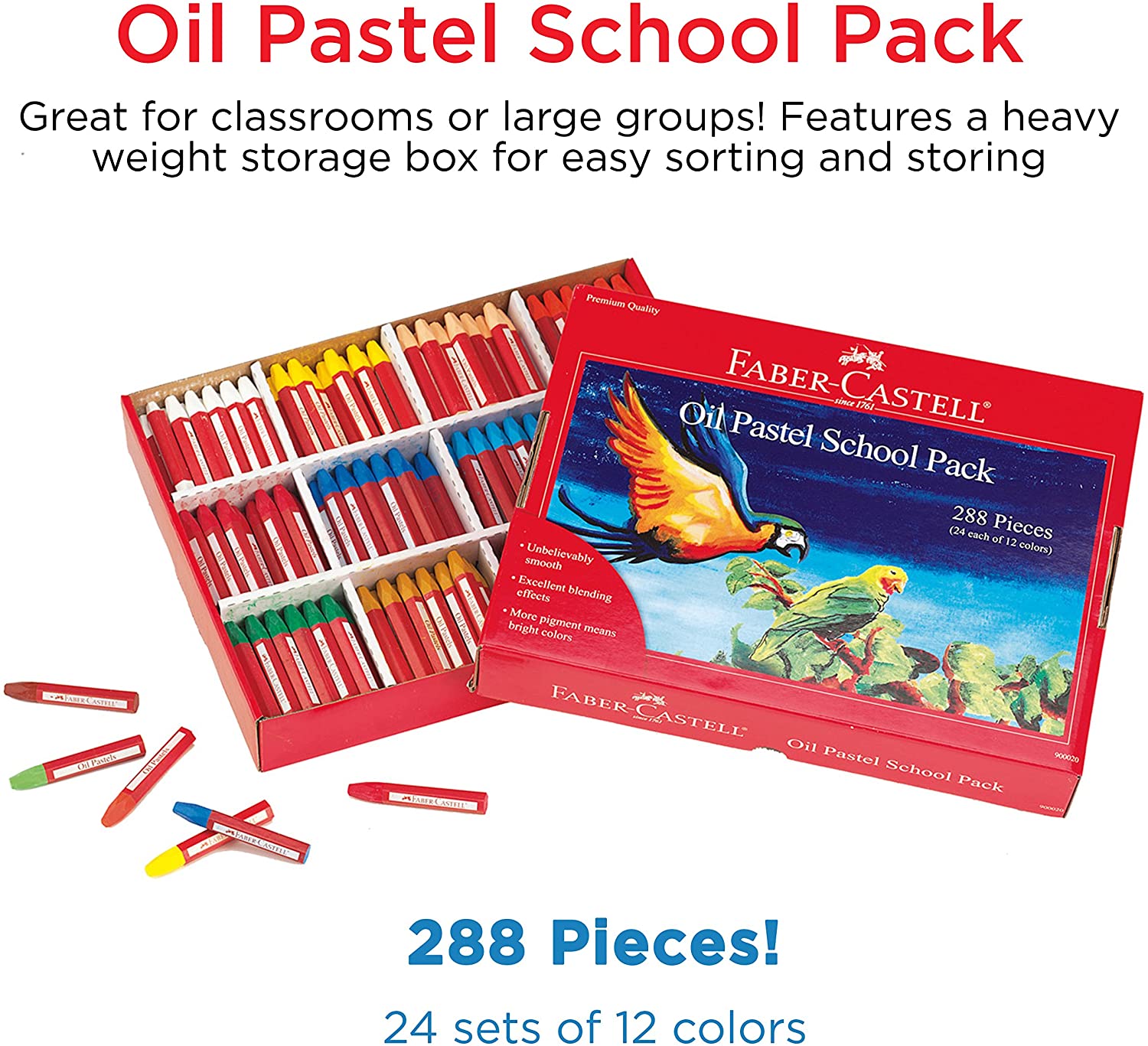 Faber-Castell - Oil Pastels School Pack specification