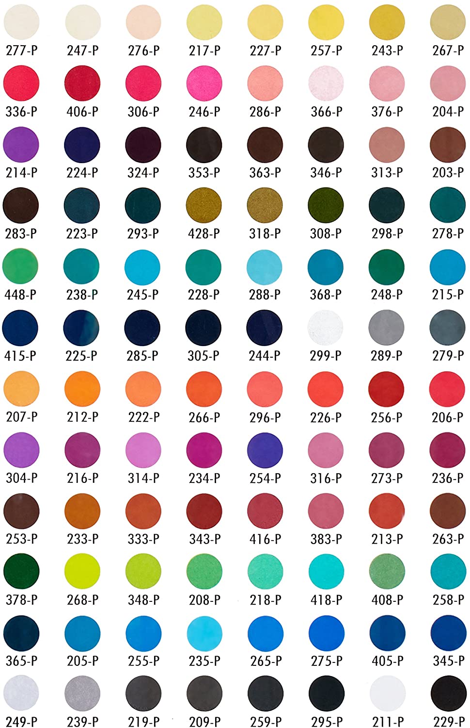 Prismacolor 27055 Premier NuPastel Firm Pastel Color Sticks color shades