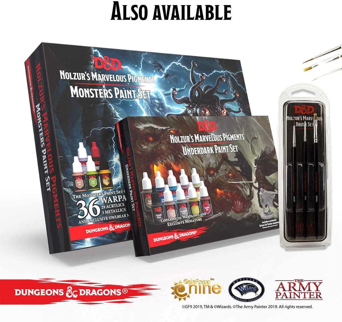 The Army Painter Dungeons and Dragons Official Paint Line Adventurer's Paint Set also available