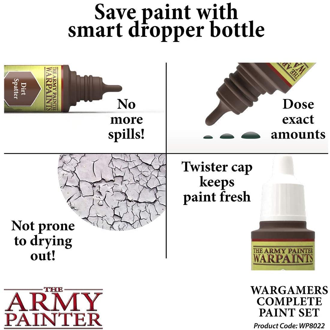 The Army Painter. Wargamers Complete Paint Set bottles