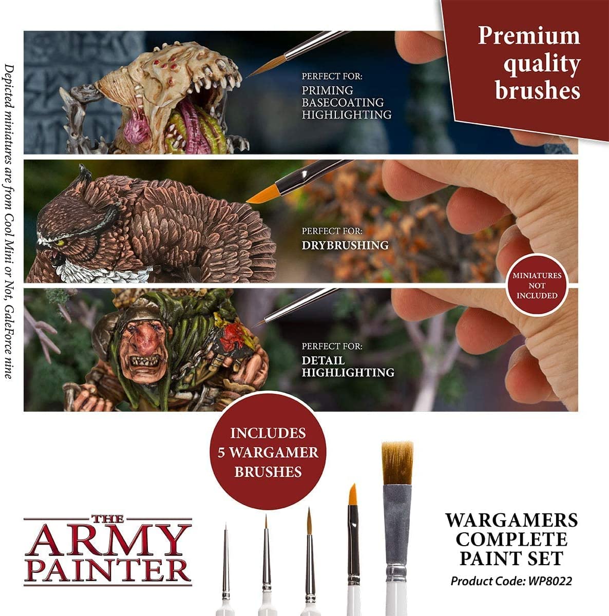 The Army Painter. Wargamers Complete Paint Set examples