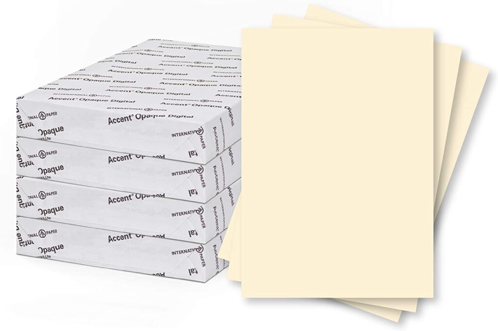 Accent Opaque Cream-Colored 11” x 17” Cardstock Paper main image