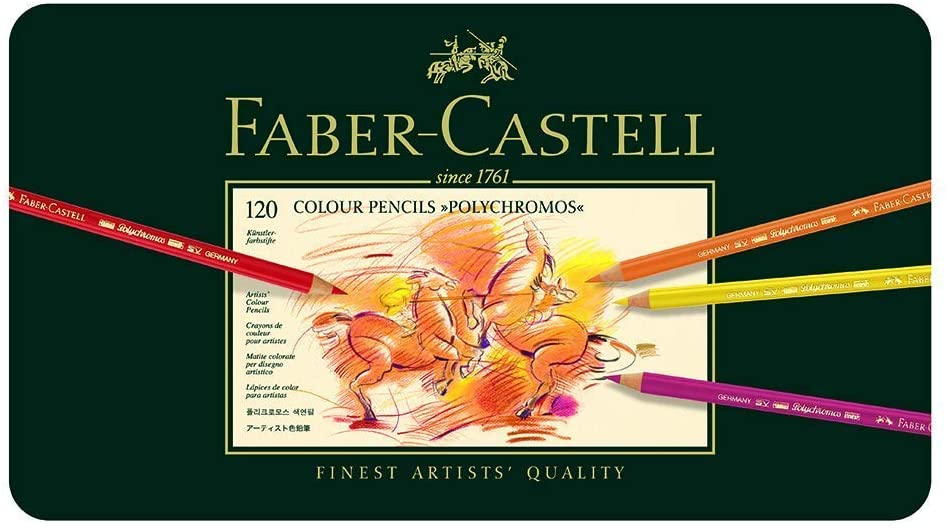 Faber-Castell Polychromos Artist Colored Pencils Set case photo