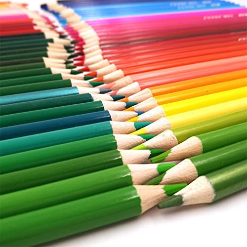 LZQDM Professional Colored Oil Pencils close up