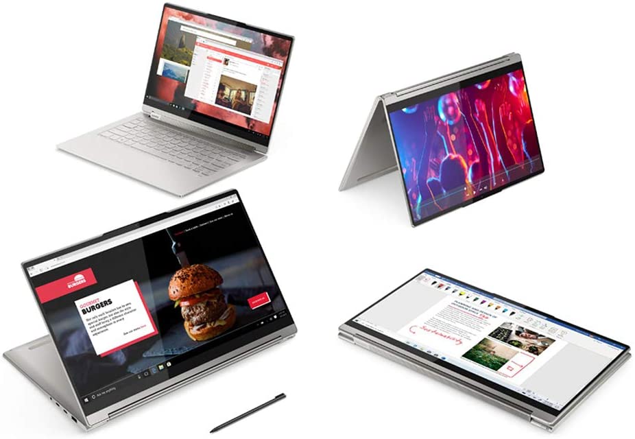 Lenovo Yoga 9i 2-in-1 different forms