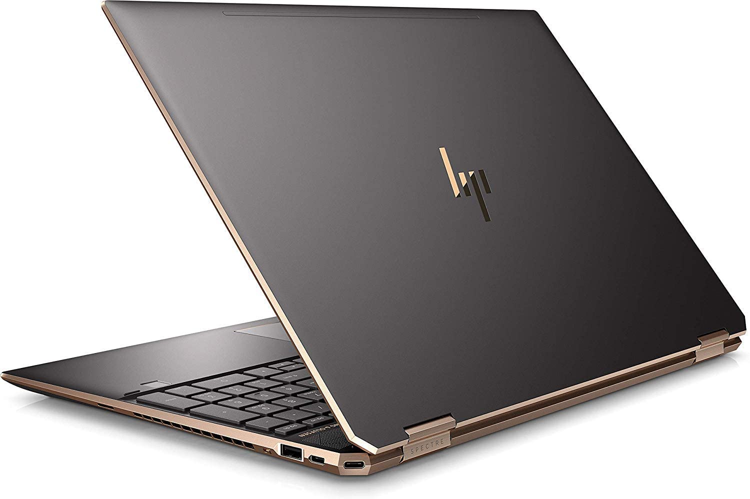 Newest HP Spectre x360 15t Touch AMOLED back angle