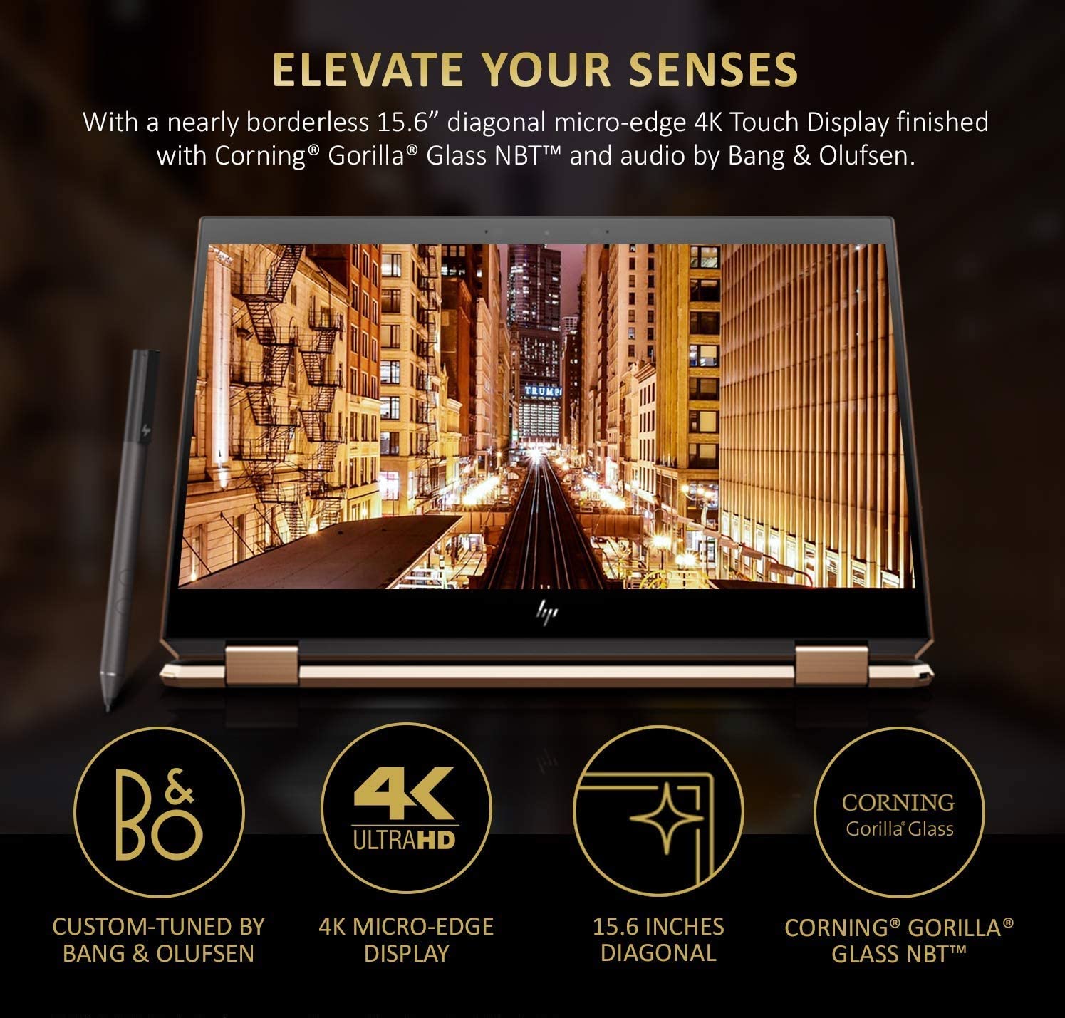 Newest HP Spectre x360 15t Touch AMOLED features