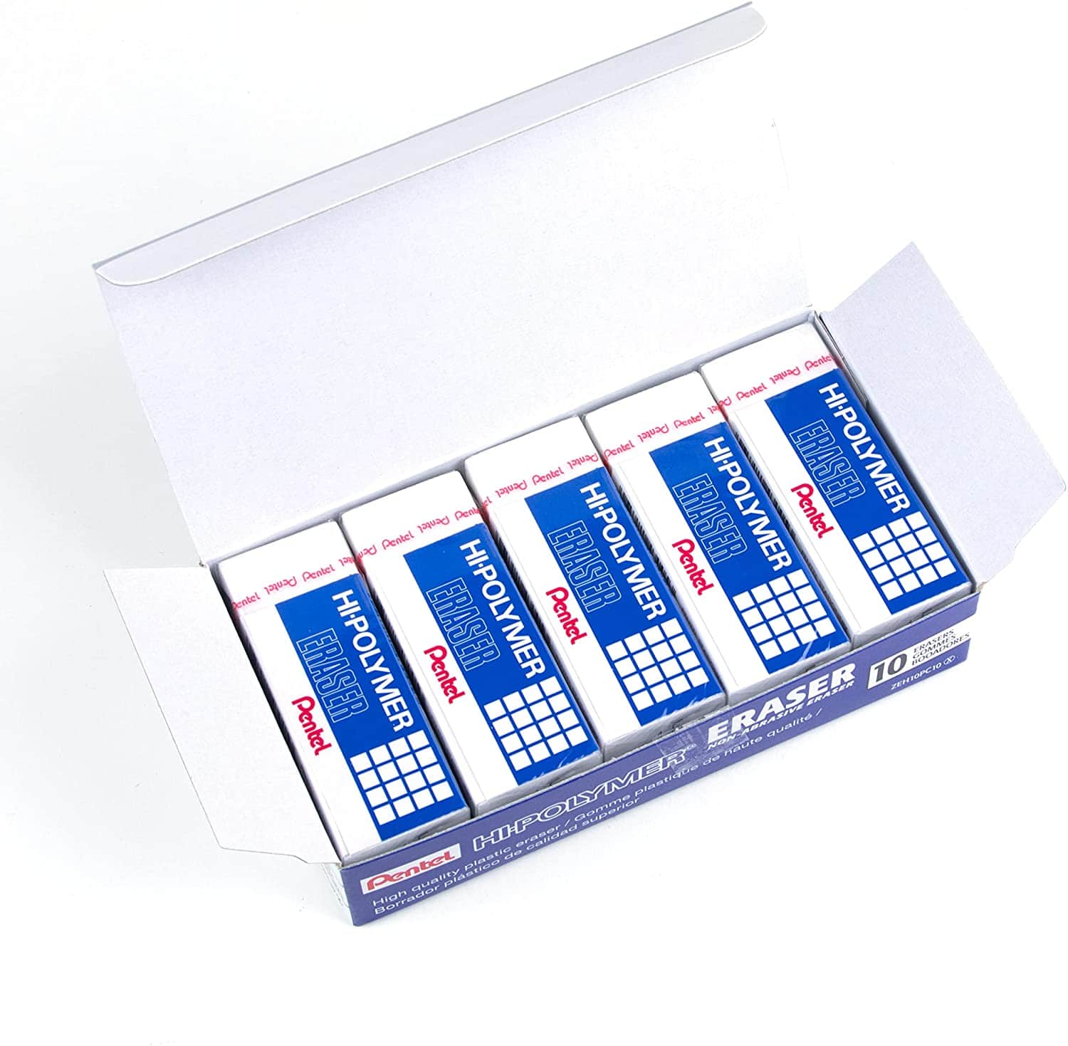 Pentel Hi-Polymer Block Eraser box