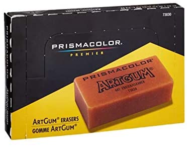 Prismacolor Design ArtGum Erasers front part
