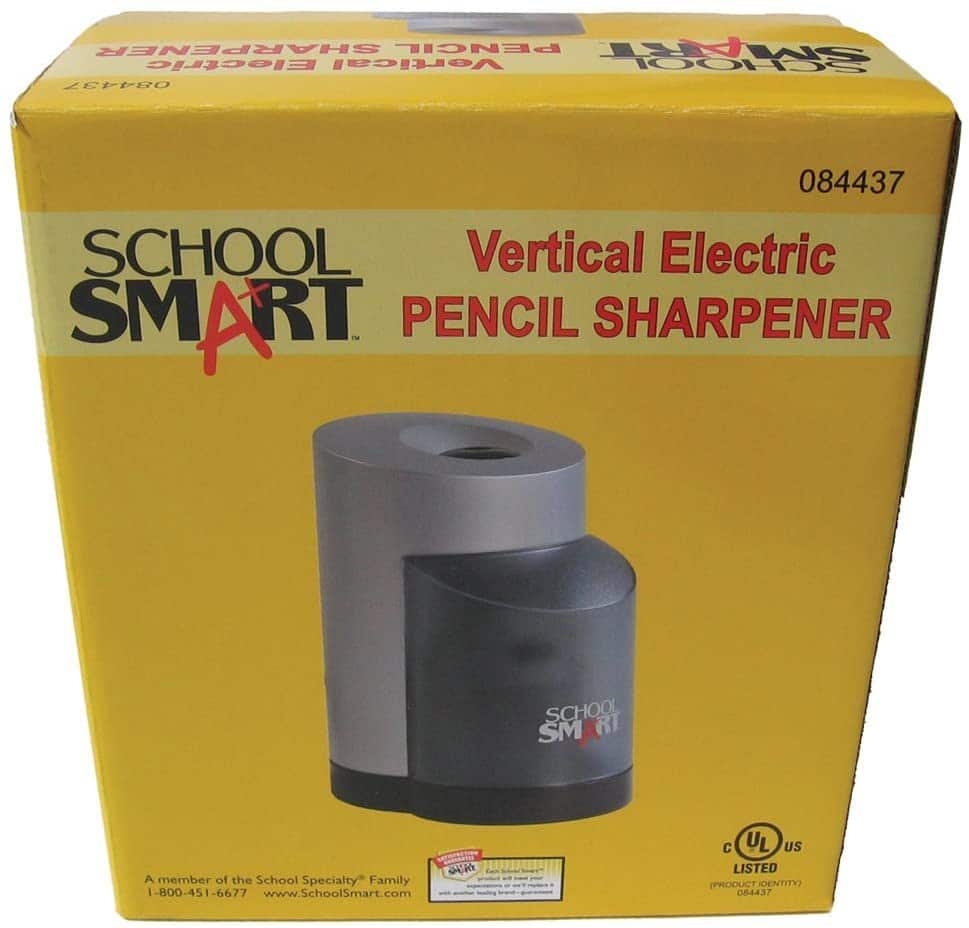 School Smart Vertical Pencil Sharpener box