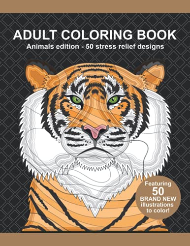 adult coloring book main image