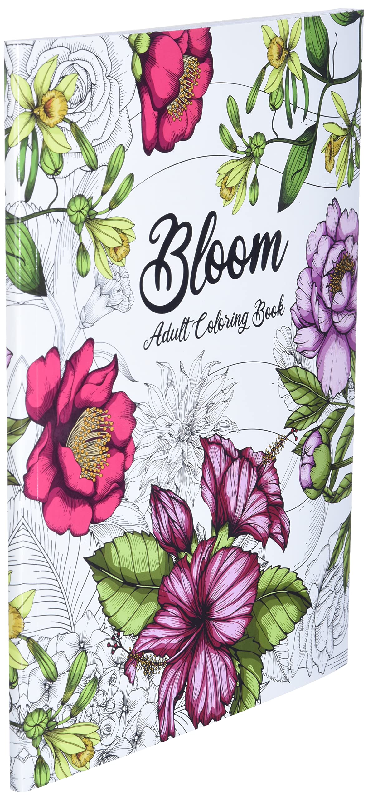 Bloom Adult Coloring Book front page