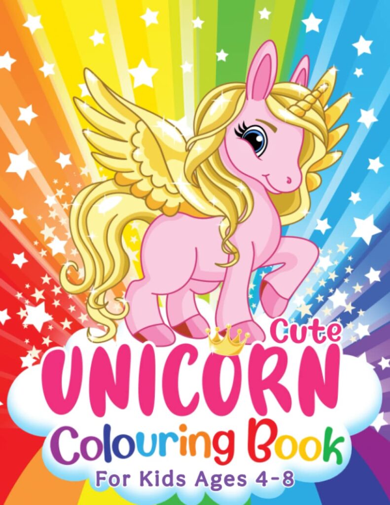 Cute Unicorn: Colouring Book main image