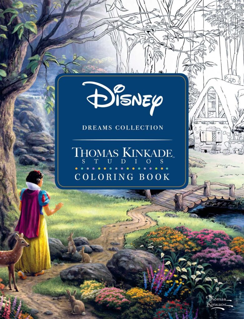 Disney Dreams Collection by Thomas Kinkade Studios Coloring Book Paperback main image