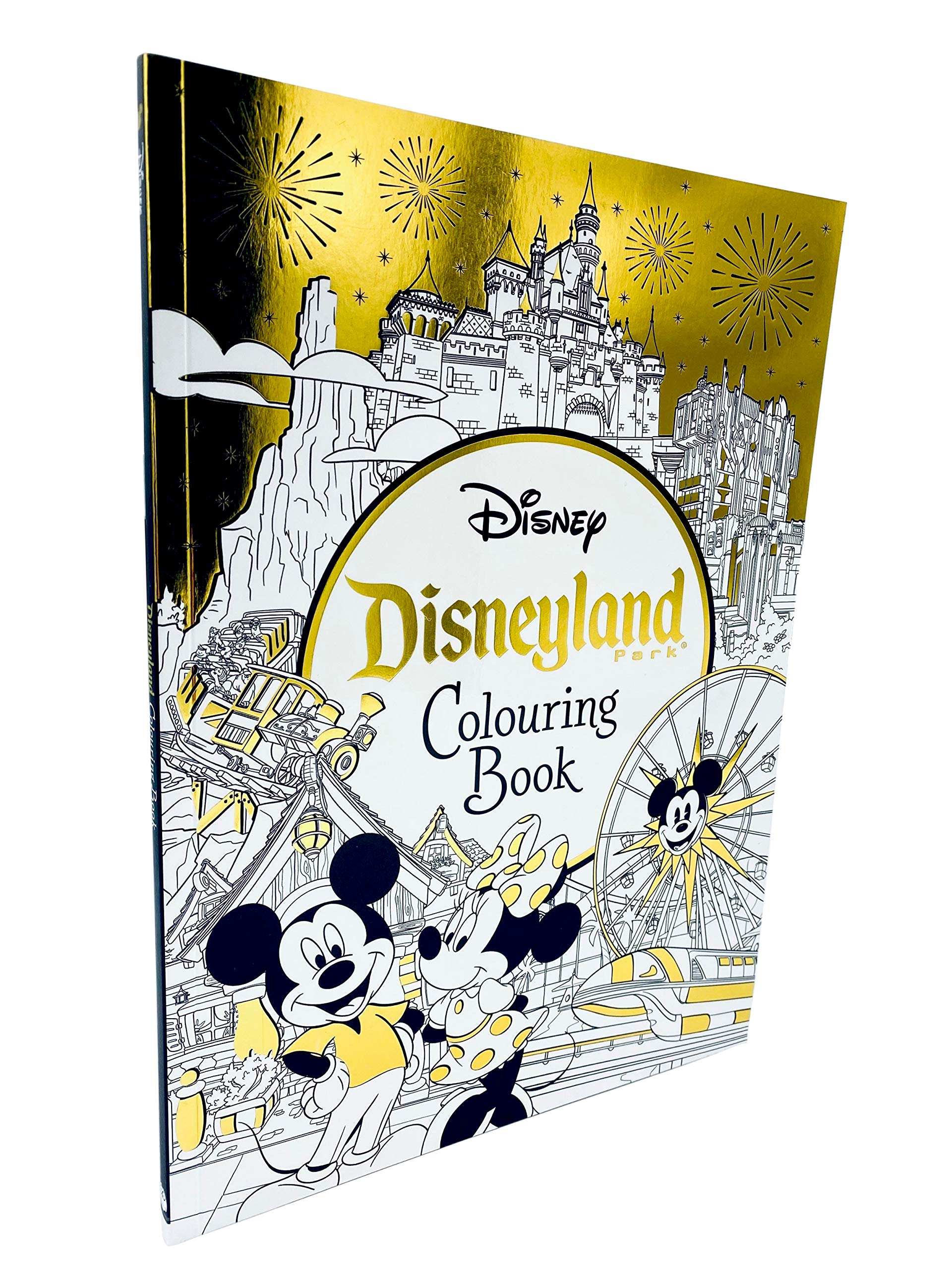 Disneyland Parks Colouring Book Paperback side view