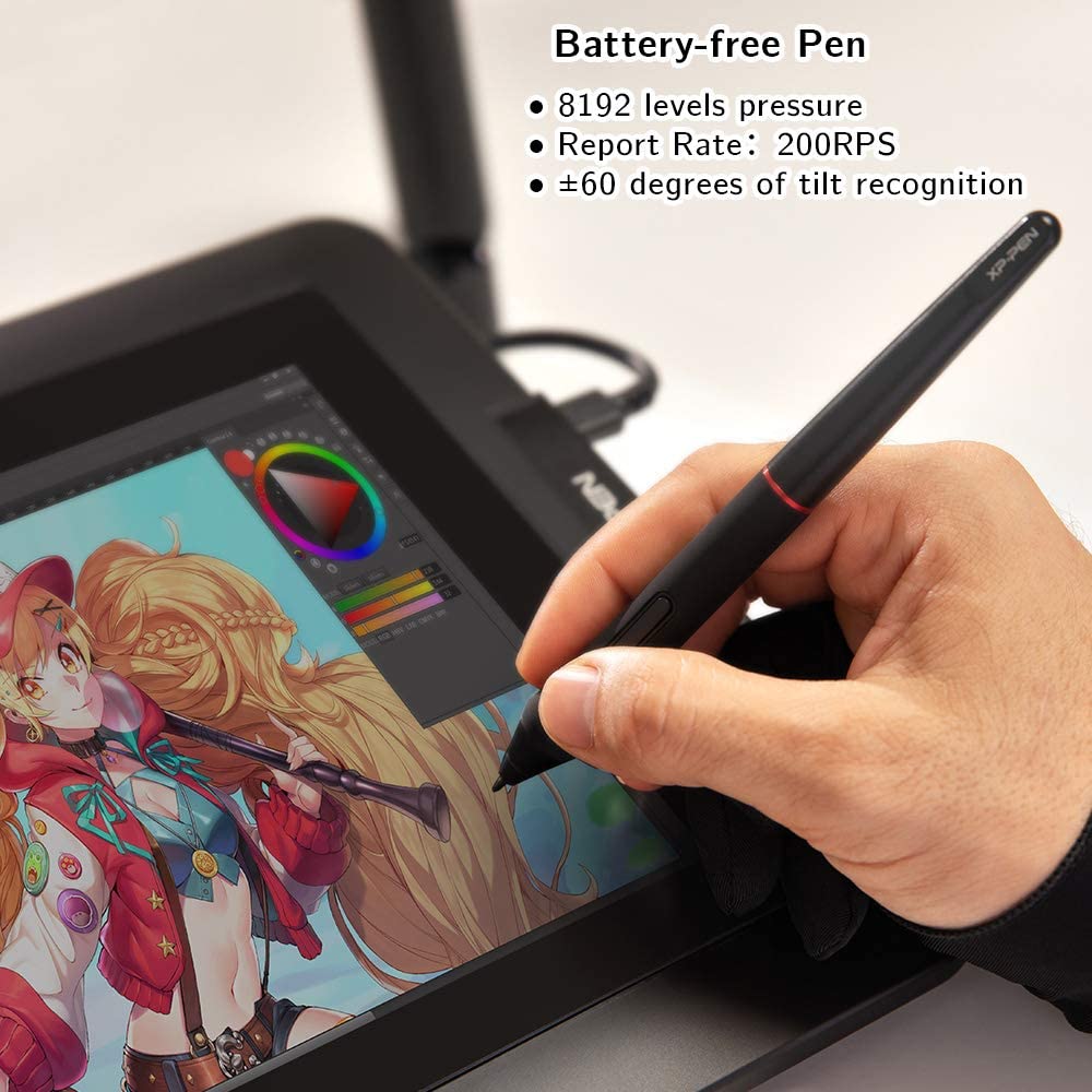Drawing Monitor XP-PEN Pen in use