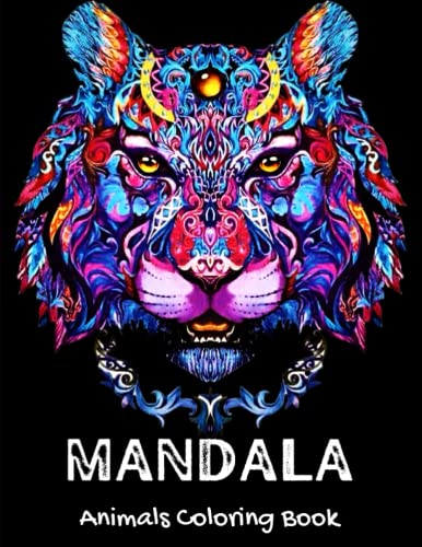 Mandala Animal Coloring Book main image