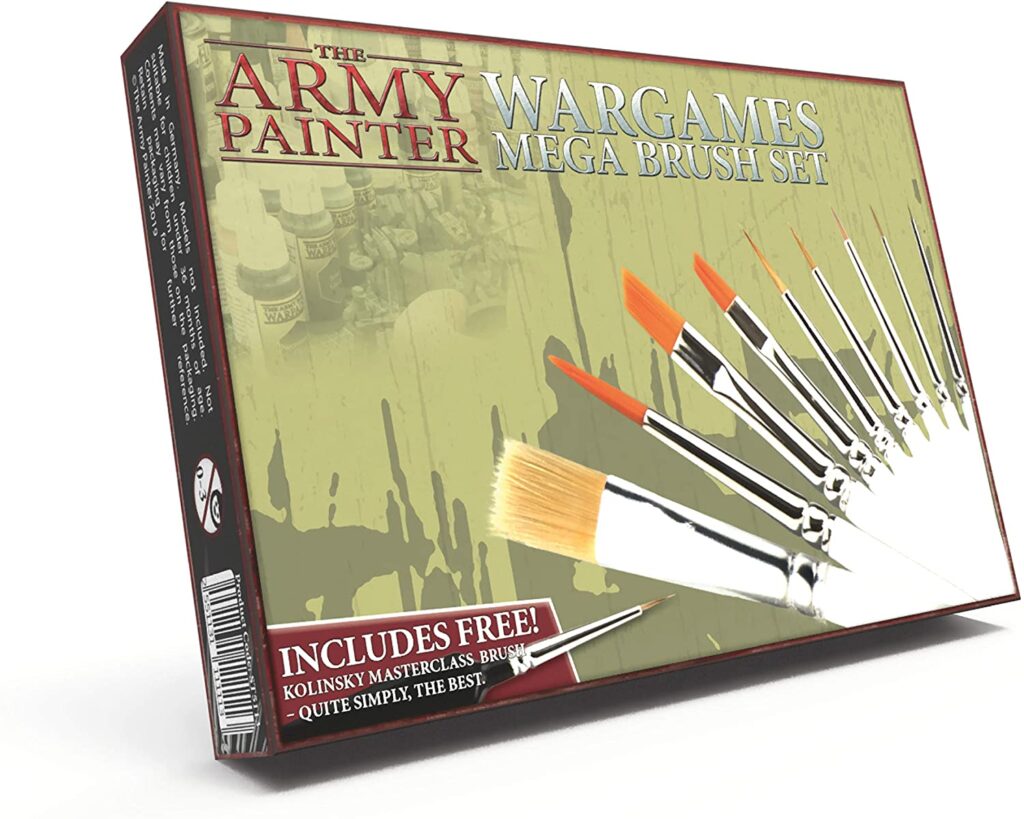 The Army Painter Wargames Mega Brush Set main image