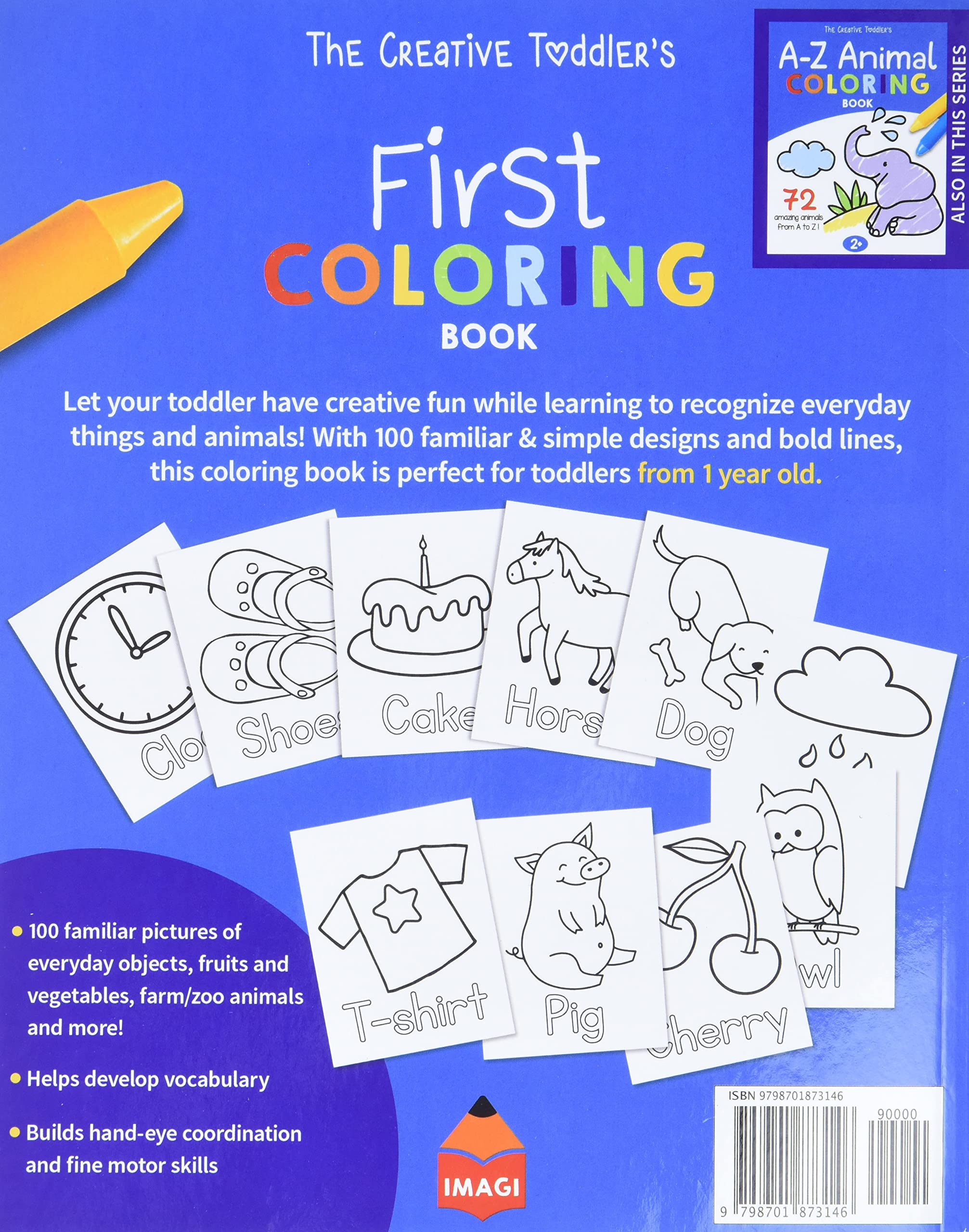 The Creative Toddler’s First Coloring Book back