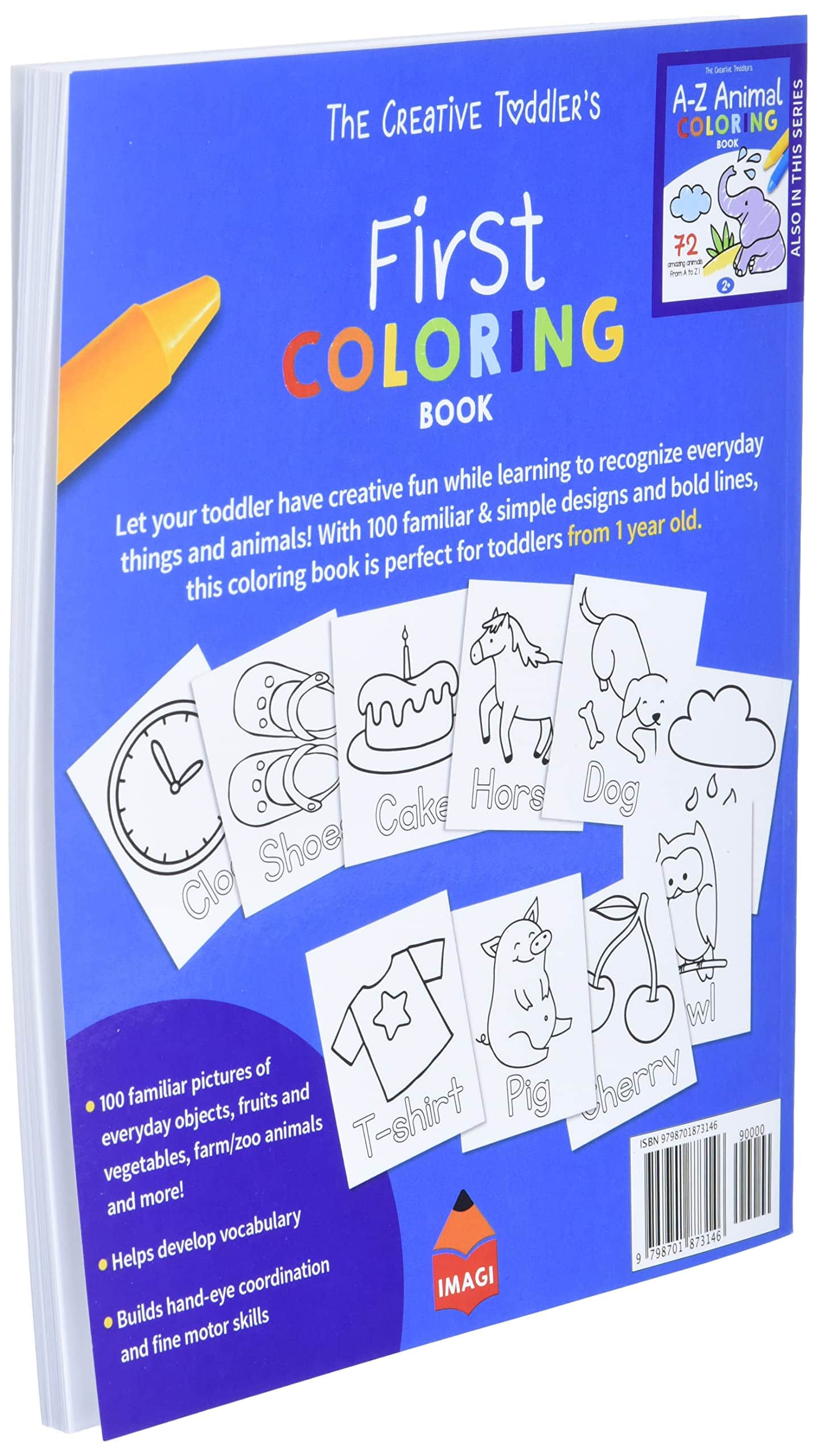 The Creative Toddler’s First Coloring Book side