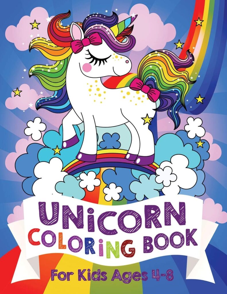 Unicorn Coloring Book main image