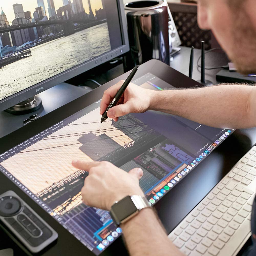 Wacom Cintiq Pro 24 Creative Pen and Touch Display in use