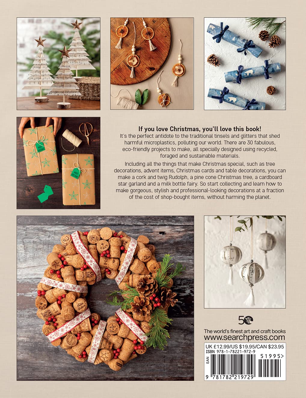 Eco-Christmas Craft Book back