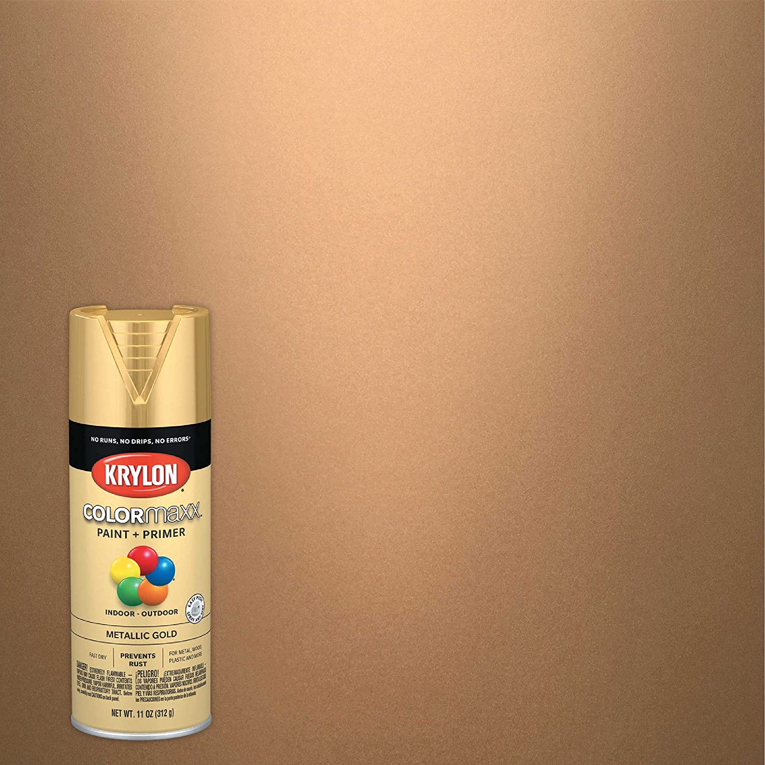 Krylon K05588007 COLORmaxx Spray Paint and Primer sampl