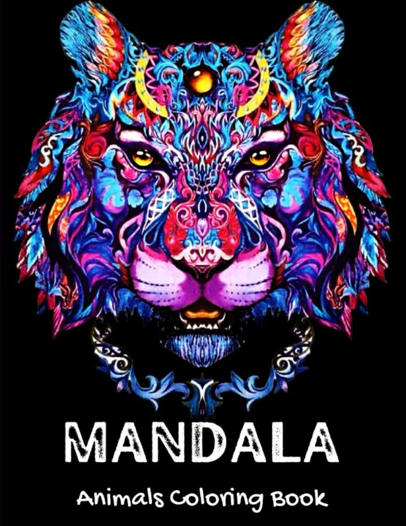 Mandala Animals Coloring Book main image