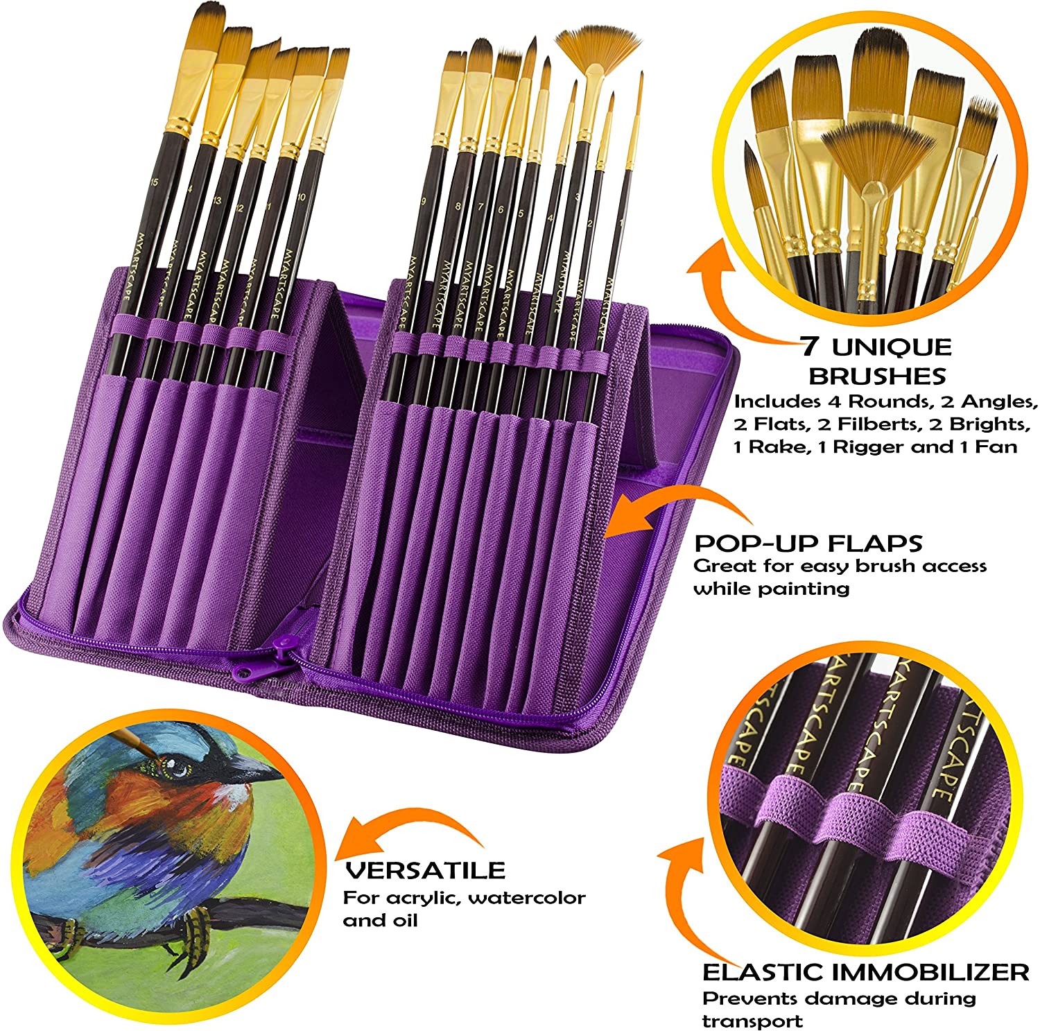 My Artscape Paint Brushes features