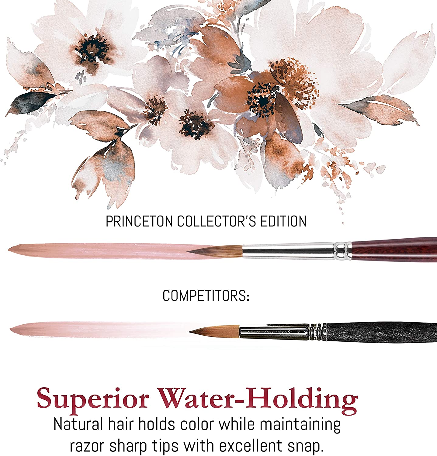 Princeton Artist Brush Co. Collector's Edition Kolinsky Sable Brushes features