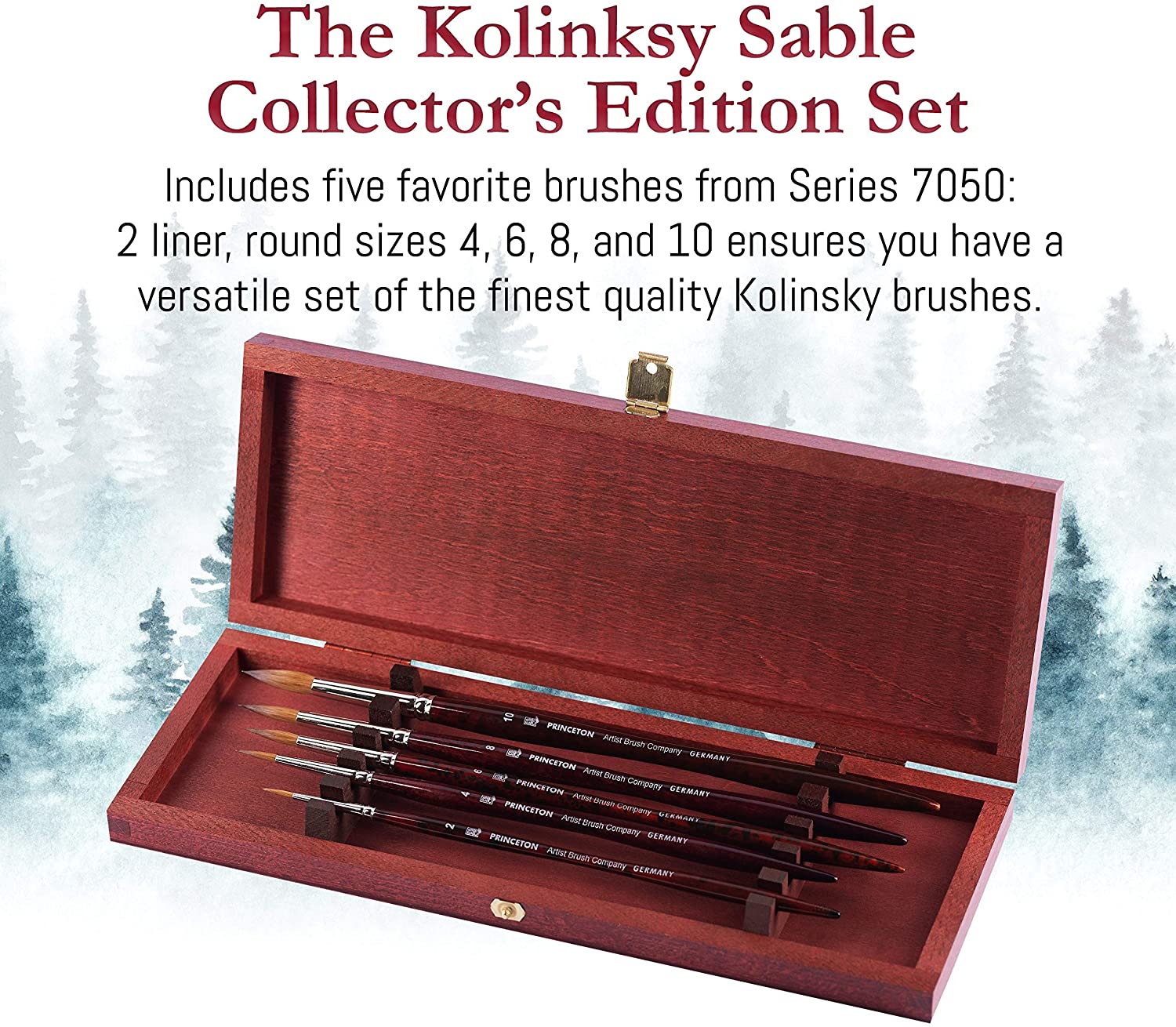 Princeton Artist Brush Co. Collector's Edition Kolinsky Sable Brushes