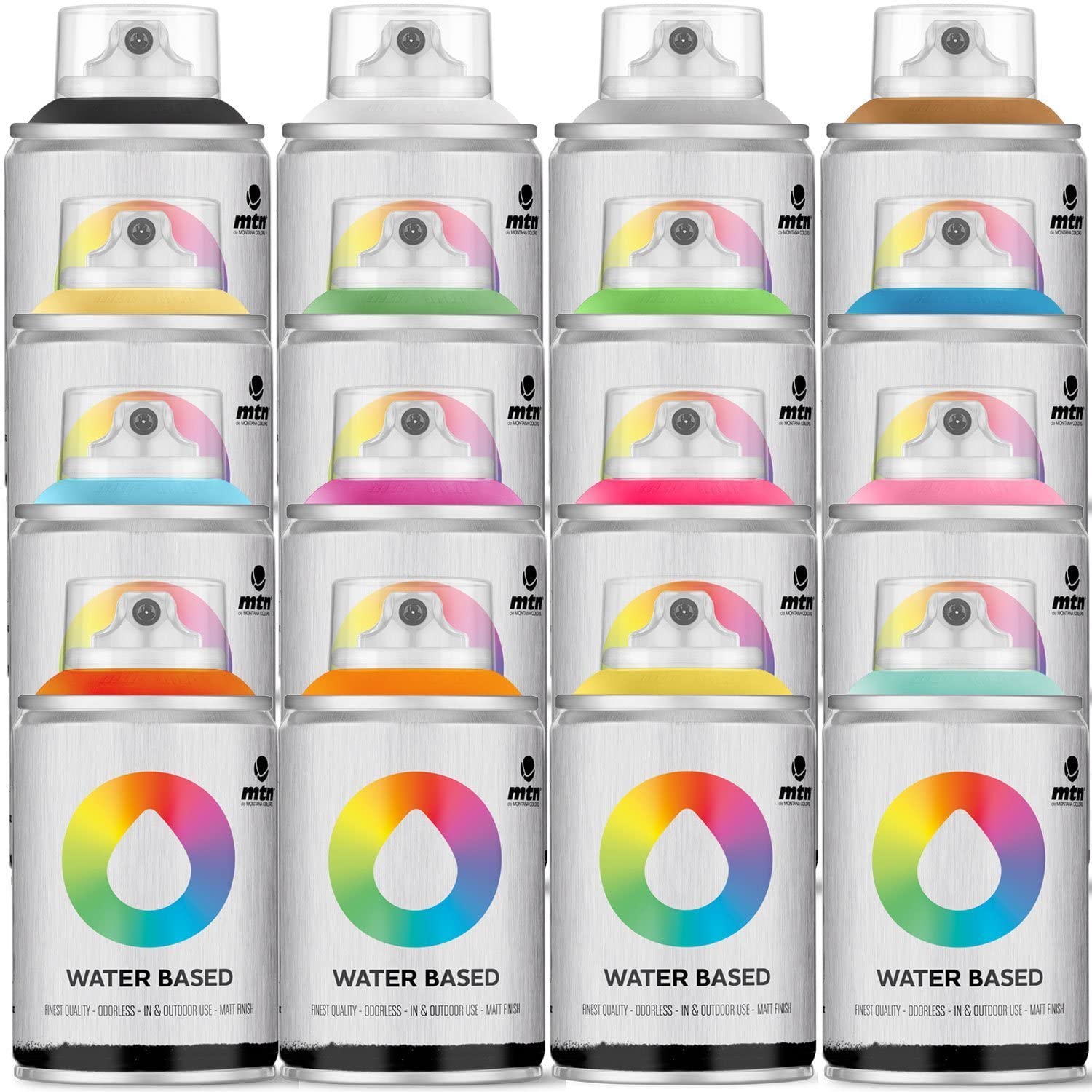MTN Spray Paint Packs - Water Based close up