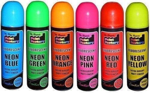 Nurano6 CANS OF FLUORESCENT NEON spray can paint 200ML main image