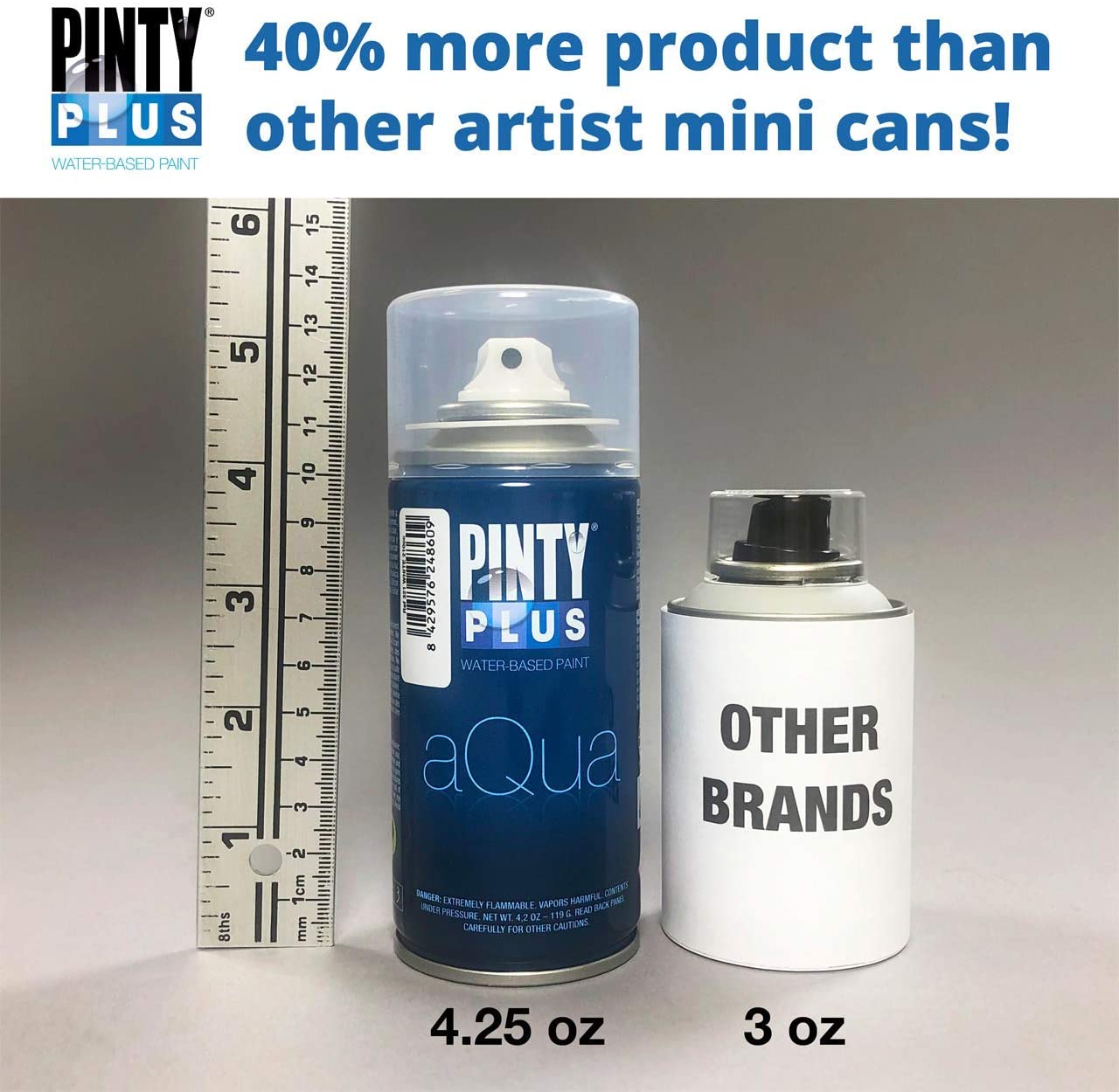 Pintyplus Aqua Spray Paint size